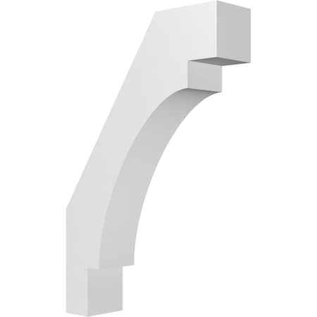 Ekena Millwork 6-in. W x 22-in. D x 34-in. H Merced Architectural Grade PVC Knee Brace BRCP06X22X34MRC